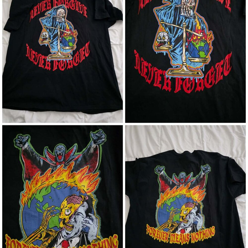 BROKEN PROMISES "NEVER FORGIVE, NEVER FORGET, FOREVER MEANS NOTHING" (XXL)